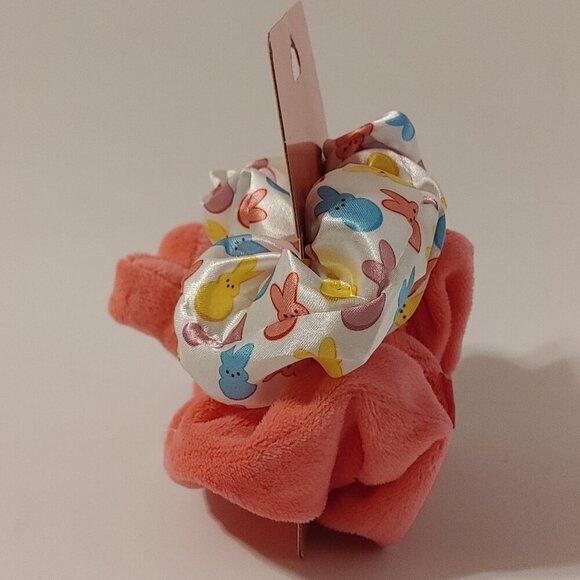ADORABLE Peep's Scrunchies Multicolour Marshmallow Peeps Hair Towel Look - Picture 5 of 5